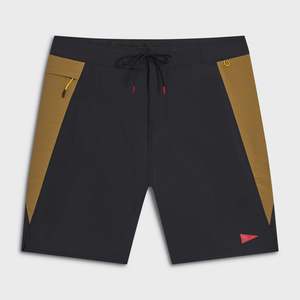 Cordura Airtex Boardshort - Black / Tan