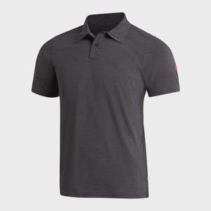 Airtex Collared Short Sleeve Shirt - Heather Charcoal