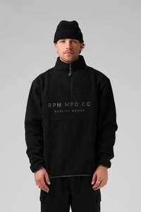 Polar 1-4 Zip - Black
