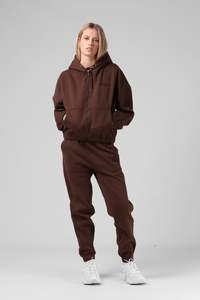 Baggy Track Pant - Brunette Brown