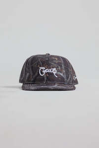 Crate Scripted Tree Camo Snap Back - Tree Camo
