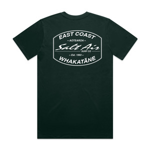 Salt Air T-Shirt Pine Green - East Coast Print