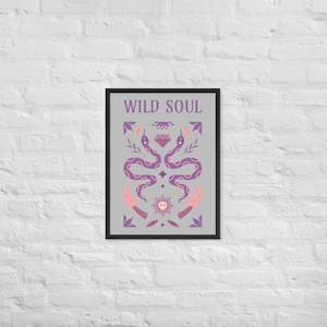 Business Market Must Haves: Framed poster - Wild Soul