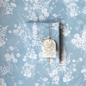Tarot Tees 1: Tissue Paper - Wildflowers in Blue