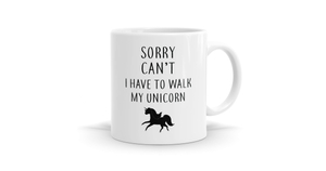 I'm Walking My Unicorn Mug - Magical Coffee Experience