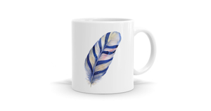 Products: Illusion Feather Mug - Elegant & Stylish Drinkware
