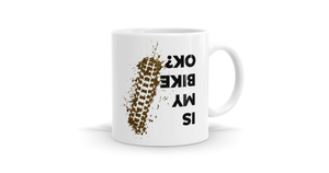Products: Is My Bike OK? - Funny Mountain Biker Humour Mug - Bespoke Mugs