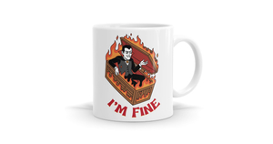 Products: I’m Fine Dracula Mug - Bespoke Mugs