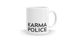 Products: Karma Police Mug - Quirky & Unique Coffee Mug