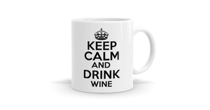 Products: Keep Calm Drink Wine Mug - Perfect Gift for Wine Lovers