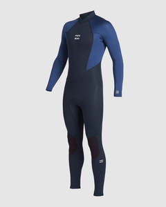 Mens Steamer: 3/2 Foil Back Zip Steamer Wetsuit