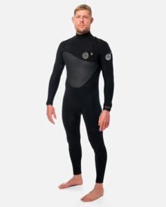 Mens Steamer: E7 Flashbomb Heat Seeker 4/3 Zip Free Wetsuit