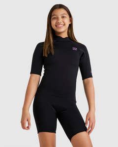 Girls Wetsuits: 202 Foil BZ ss Spring