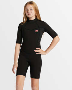 Girls Wetsuits: TeenSynergy BZ SS Spring