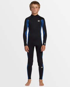Boys Wetsuits: Boys 8-16 3/2mm Foil Back Zip Steamer Wetsuit