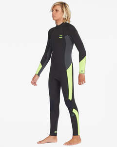Boys Wetsuits: Boys 3/2 Absolute Back Zip Gbs Wetsuit