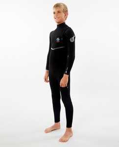 Boys Wetsuits: Junior Flashbomb 4/3 Chest Zip Wetsuit