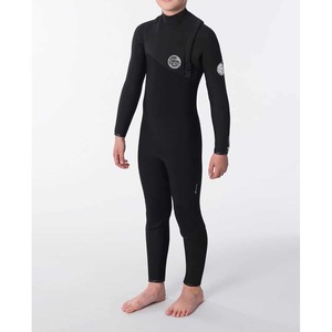 Boys Wetsuits: Junior Flashbomb 4/3mm Zip Free Wetsuit