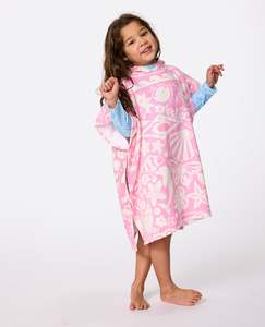 Mixed Snap CTTN Hooded Towel - Girl