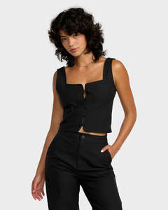 Bonnie Button Thru Tank