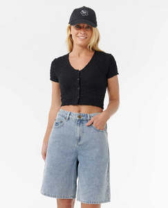 Shirts Tops: Sunset Luau Textured Tee