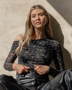 Shirts Tops: Lauretta Mesh Top