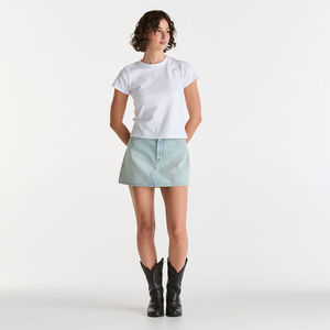Womens Bottoms: Repair Mini Skirt