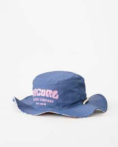 Accessories: Mixed Reversible UPF50 Bucket Hat-Girl