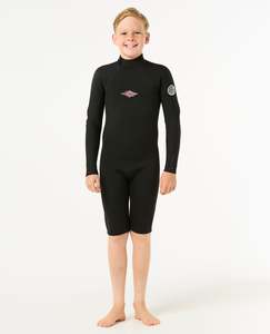 Wetsuits: Kids Dawn Patrol Long Sleeve 2mm Back Zip Spring Suit Wetsuit