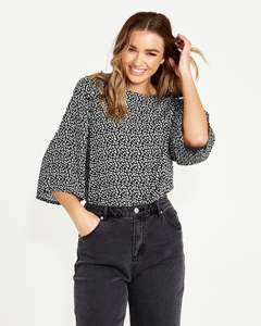 Shirts Tops: Nicolette Kimono Sleeve Top