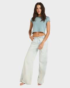 Jade Saltwashed Elst Pant
