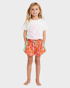 Girls 0-5 Happy Hibiscus Olly Shorts