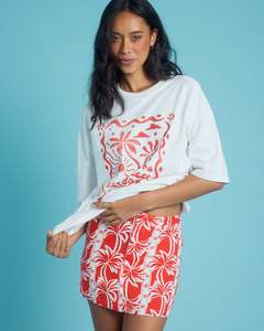 Billabong: Row of Palms Mini Skirt