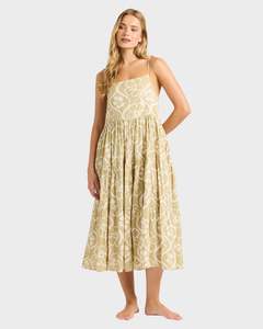 Billabong: Floral Trip Lost Love Midi Dress