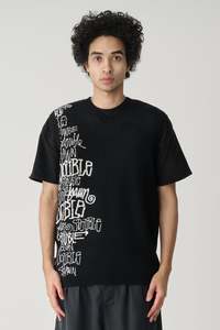 Mens Sweatshirt: Script Stack Sweater Vest