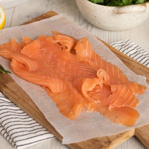 All Fresh Fish — Seafood — Saltwater Seafoods: Regal Smoked Salmon Slices 100g - Saltwater Seafoods NZ