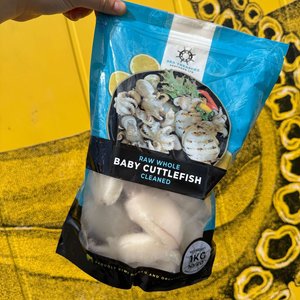 All Fresh Fish — Seafood — Saltwater Seafoods: Whole Cuttlefish 1KG - Saltwater Seafoods NZ