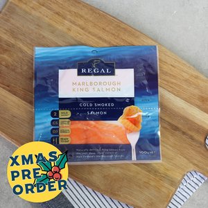 XMAS PRE-ORDER: Regal Smoked Salmon Slices 100g - Saltwater Seafoods NZ