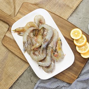 All Fresh Fish — Seafood — Saltwater Seafoods: Whole Australian Banana Prawns - Large - Saltwater Seafoods NZ