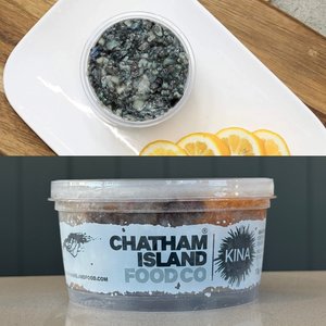 All Fresh Fish — Seafood — Saltwater Seafoods: Kina and Paua Combo - Saltwater Seafoods NZ