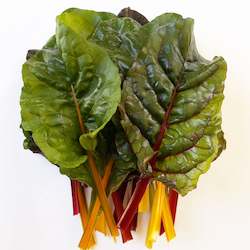 Vegetables: Silverbeet, brightlights - 200g bag