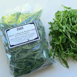 Salads: Miners lettuce and rocket salad - 120gm