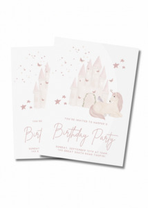 Products: Princess Invitation - Digital Download samanthastokesbridal