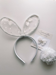 Products: Easter Bundle - Headband, tail and clip samanthastokesbridal