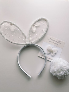 Products: Easter Bundle - Headband, tail and clip samanthastokesbridal