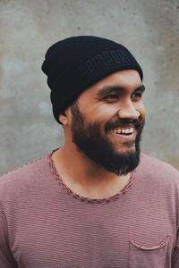 Products: Original Logo Beanie - All Black - Samaori Coffee