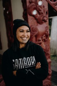 Products: Original Logo Hoodie - Metallic Silver - Samaori Coffee