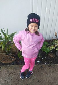 Original Logo Beanie - Black + Fluro Pink Special Edition - Samaori Coffee