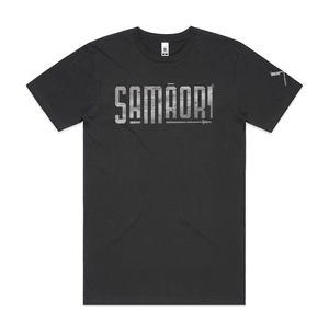 Original Logo Tee - Metallic Silver - Samaori Coffee