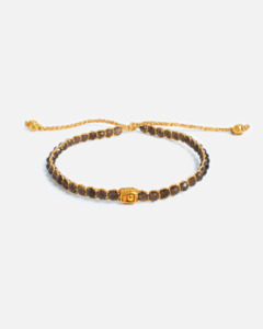 Smoky Quartz Bracelet | Gold